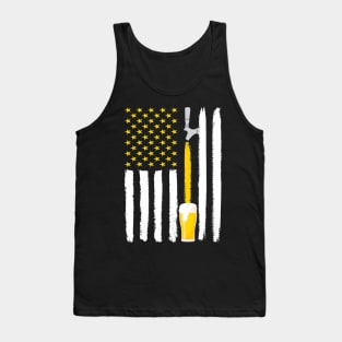 Craft beer lover i american flag i usa i th july Tank Top